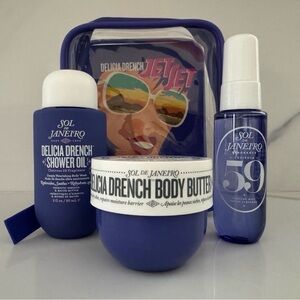Sol De Janeiro Delicia Drench Jet Set travel set NWT